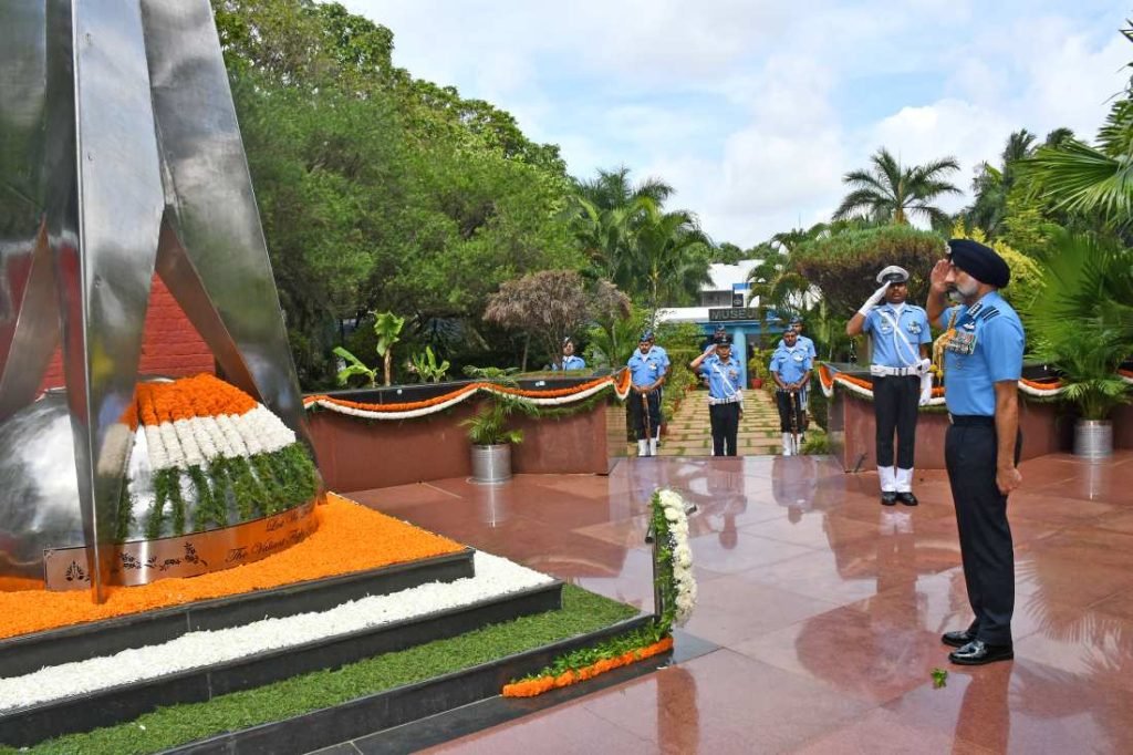 Air Chief Marshal AP Singh, during the 47th Flight Test Course