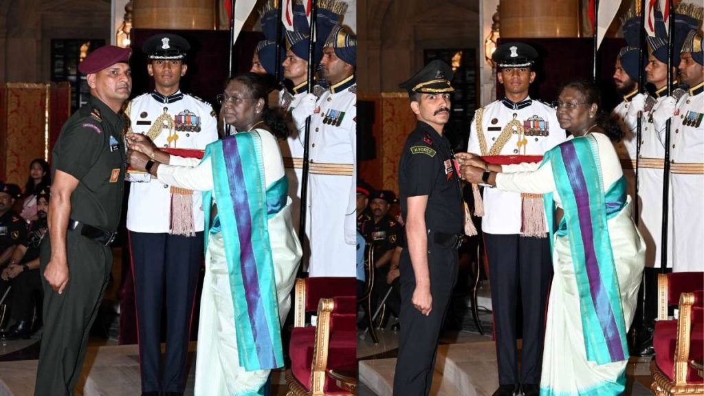 President Murmu, confers kirti and shaurya chakras