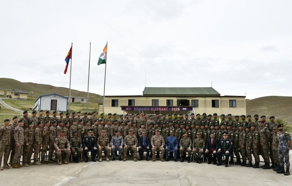India--Mongolia Military excercise Nomadic Elephant concludes