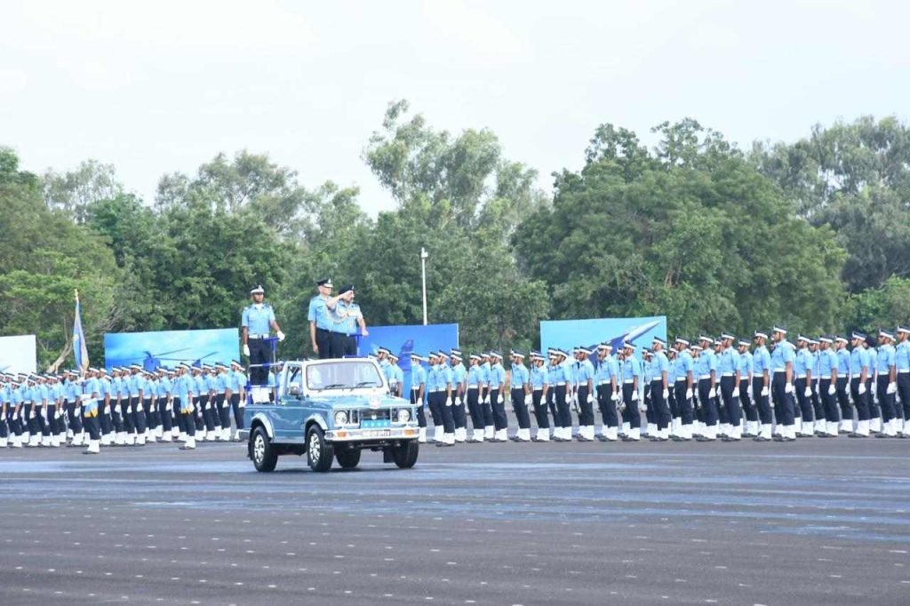 Air Chief Marshal AP Singh, Chief of the Air Staff (CAS) was the Reviewing Officer (RO) of the Combined Graduation Parade (CGP)