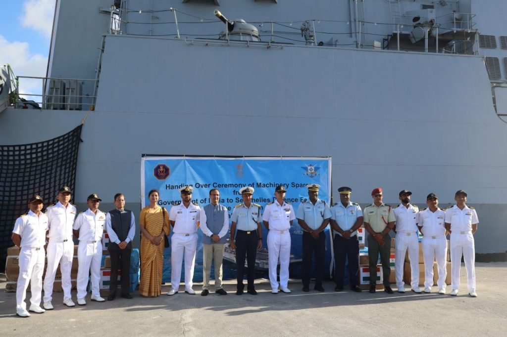 INS Teg to promote bilateral defense ties between the two countries.