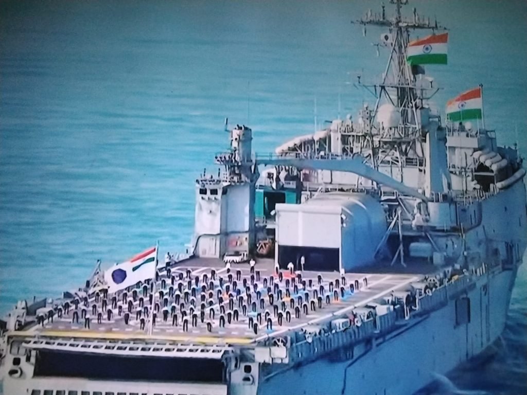 International Day of Yoga Onboard mission-critical naval platforms